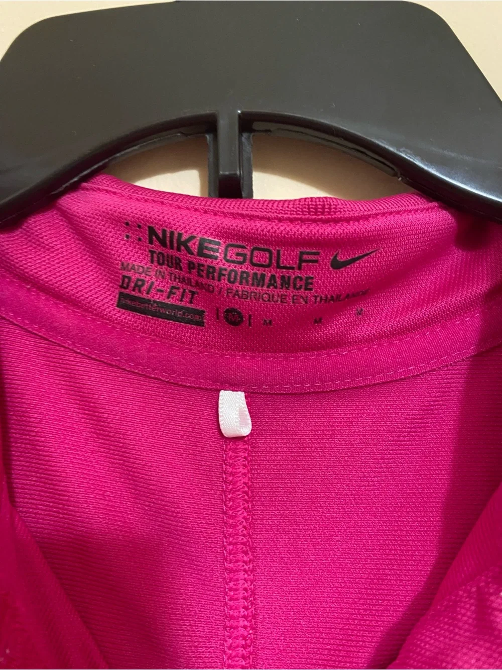 Nike Women’s Short-Sleeve Polo Top - Pink size small